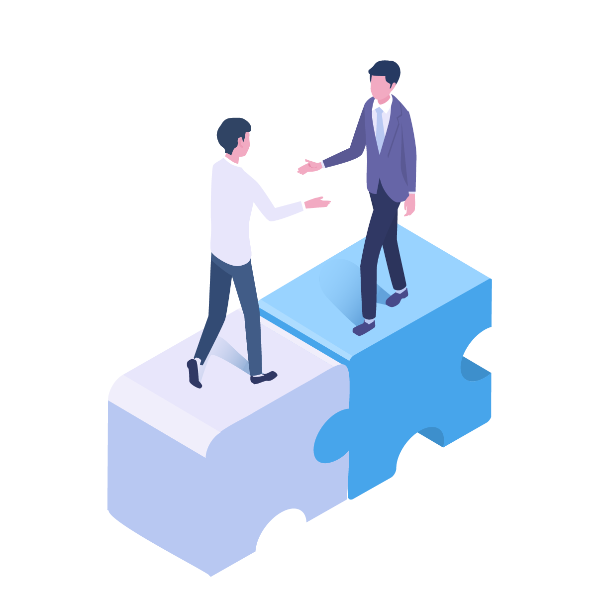 接点構築を示すイメージ